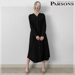 [파슨스] Two Pocket Strap No Collar Dress [MSPR9OP05]
