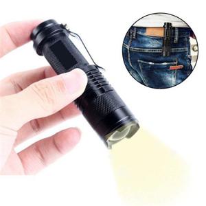 AA건전지사용 91MM 줌기능 MINI2000 클립형 LED랜턴 다용도후레쉬 작업등 랜턴 휴대용 렌턴