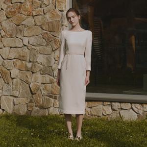 [25 F W] 잇미샤 슬림핏 미디 원피스 ITP9ZOP810