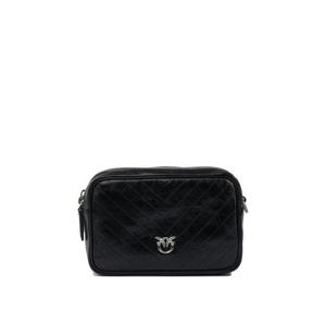 핀코 여성 블랙 하프문 크로스백 104336A2JCZ99E