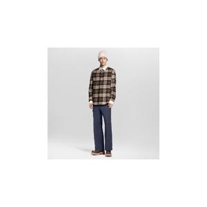 Louisvuitton 모노그램 플란넬 롱 슬리브드 폴로 셔츠 1AIKAL