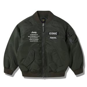 [JEEPKIDS(지프키즈)] 등판 지구본 다운 항공점퍼 KQ3JPU255