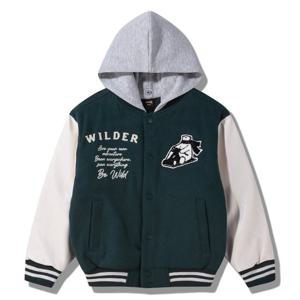 [JEEPKIDS(지프키즈)] 뽀글이 곰 배색 항공점퍼 KQ3JPU252