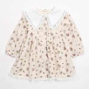 [치크(키즈)]레이스 빅카라 플라워 원피스 CKOW24181