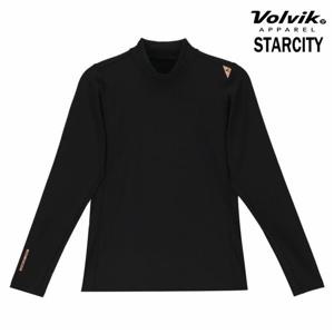 볼빅 여성 LAB 골프 골지 포인트 터틀넥 티셔츠 VLTSP904_BK_KD