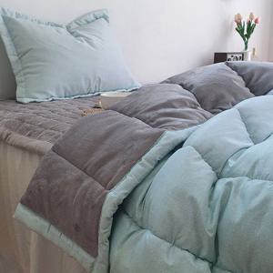 [샤이닝홈]리브린 밀키쉘 고밀도 피치스킨 극세사 차렵이불 SS