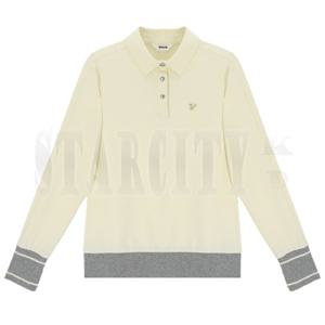 볼빅 골프 폴로 조직물 블루종 티셔츠 VLTSP901_CR_KD