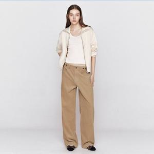 [지오다노]여성 간절기 코듀로이 루즈핏 골덴 바지 415914