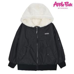 [애플핑크]리버서블 밍크털 항공점퍼 (APF0R701GSB)