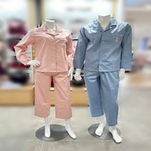 [보디가드] 예스 면100% 파스텔 커플잠옷 긴팔잠옷 YSWNA851 YSMNA851