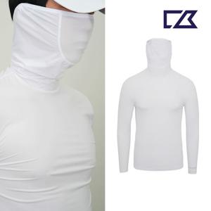 커터앤벅 남성 UV차단 마스크 일체형 골프 냉감티셔츠/기능성이너웨어 - CBM5MIW292