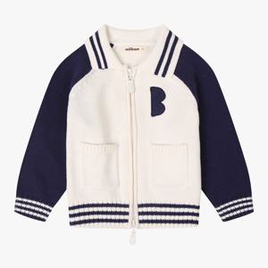 [밀리밤]밀리 바시티 집업 스웨터 가디건MLCK25262