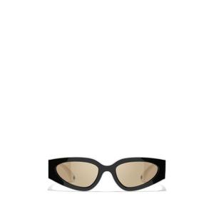 샤넬 선글라스 CH6056 165653 BLACK WHITE