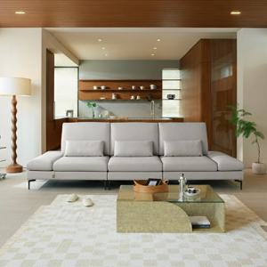 [다우닝] 아르보 4인 스윙 전체 천연가죽 소파