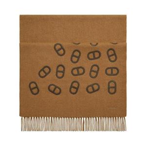 에르메스 제떼 드 마이옹 스카프 캐시미어   카멜 H394819T01