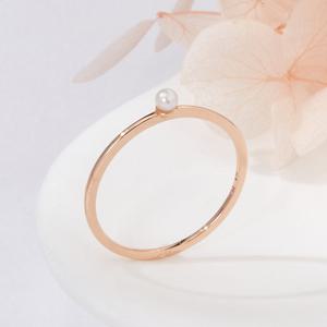 [비앤비골드] 14K 비쥬 진주 엥게이지 탄생석 반지 NPR42056