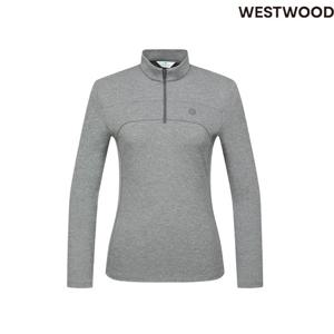 [웨스트우드]여성 봄 가을 마운틴 멜란지 집업 기능성셔츠 WO3WTTS312