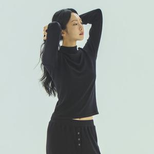 [세컨스킨]심리스 골지 발열 파자마 탑_FT2100