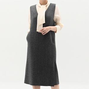 [비꼴리끄(여성)]V넥 H라인 점프수트 B234WO2010