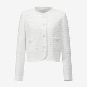 듀엘 시퀸 트위드 자켓_D252MSF036