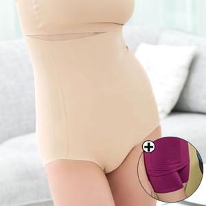 [엔젤핏] 매끈하이웨이스트 퓨징 삼각팬티_기모속바지증정