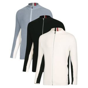 [파파브로] 남성 캐시미어소재 사방스판 하이넥집업 골프니트 LB-KNG-2303