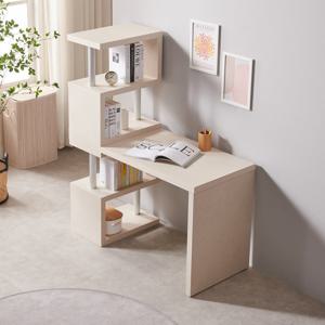 파로마 네오 드로인 소형 4단 책장 1600 책상 세트 NES1678