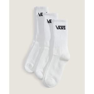 [반스] 쓰리팩 클래식 크루 삭스 화이트 VN000QBVWHT