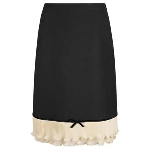 발렌티노 가라바니 미디 스커트 7B3RADG01CF TB1 Black