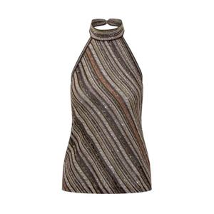 미소니 반팔 티셔츠 DS25WK04BK01C3 SM9T5 MULTIBEIGE BROWN