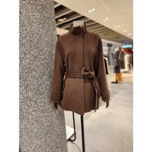 JIGOTT 지고트 [울 블렌드 하이넥 반코트] JRAE0CTC13