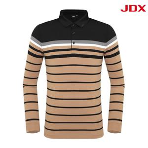 [JDX] 남성 스트라이프 카라티셔츠(X2TLU3445BK)