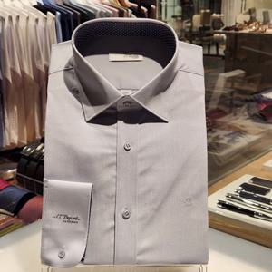 듀퐁셔츠 SE5FM21LS362SGY 컴포터블 착용감이 편한 스트레치 슬림 핏 셔츠