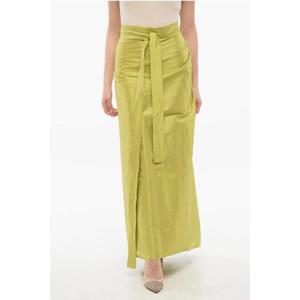 디올 롱 스커트 341J29A64876186 Green