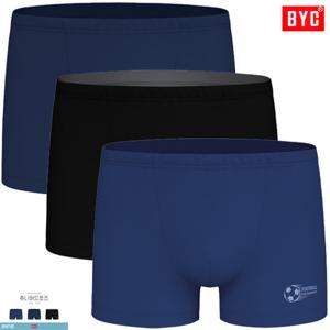 BYC원포인트쥬니어학생용면스판드로즈3매입JNI5017