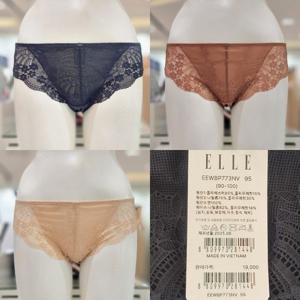 [엘르] 레이스 햄라인 팬티 3종 택1 EEWBP773NV EEWBP773RB EEWBP773SK