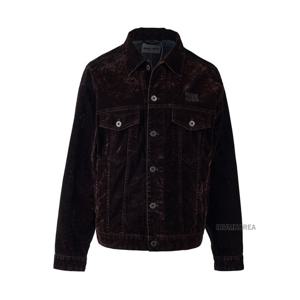 [미우미우] FW25 여성 플록드 샴브레이 자켓 ML1063 157Y F0027