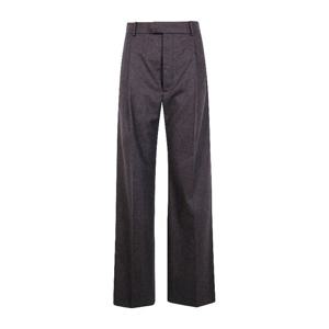 까르뱅 플리츠 프론트 와이드 울 팬츠 6252K21052 N811