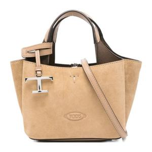 토즈 스웨이드 마이크로 탑 핸들 백 XBWAPAFL000P3A 4L20