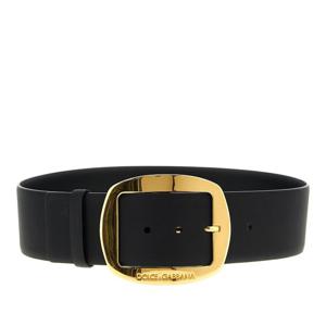 돌체앤가바나 로고 각인 맥시 버클 가죽 벨트 BE4608AW844 8099