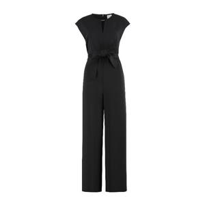 캘빈클라인 벨티드 웨이스트 와이드 점프수트 LV044C066G UB1