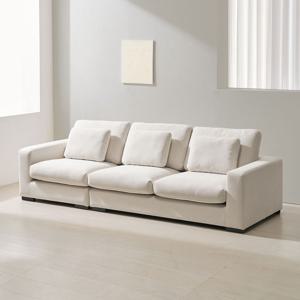 라자가구 비바 리코 아쿠아텍스 소파 4인용 LCW255