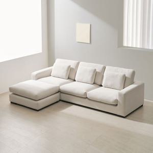 라자가구 비바 리코 아쿠아텍스 소파 4인용+스툴 LCW256