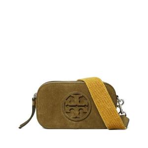 토리버치 밀러 로고 장식 스웨이드 미니 크로스 백 175658