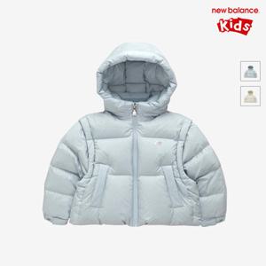 [뉴발란스키즈] NK9PF4802G(51) 라이트블루 NBgC) 여아 디테쳐블 (덕) 크롭 다운