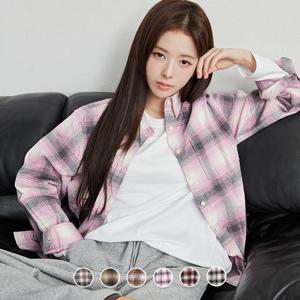 [지오다노/본사] 345911 여 플란넬 셔츠