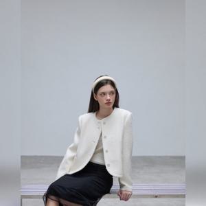 플라스틱아일랜드  (PR4WJ062) 부클 울트위드 자켓