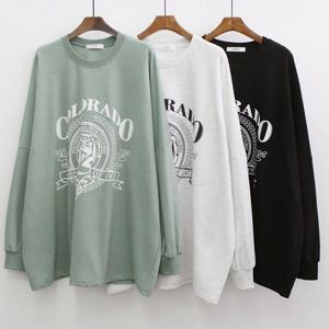 나야홍 / 빅사이즈티 V306L509 호랑이프린팅긴팔맨투맨 LI