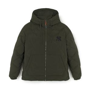 MLB  (3ADJB2756-50KAD) 고프코어 후드 다이아퀼팅 경량 숏패딩