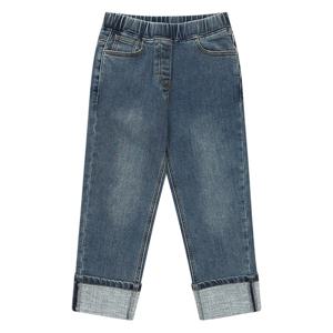 소이 여아 기모 밴딩 데님 롤업 스트레이트 팬츠 21W0261_BL